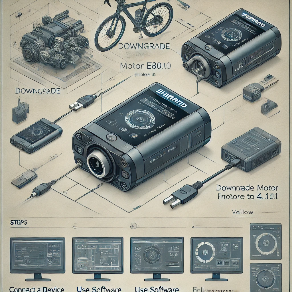 Shimano Motor Downgrade Steps E8000 4.10.1